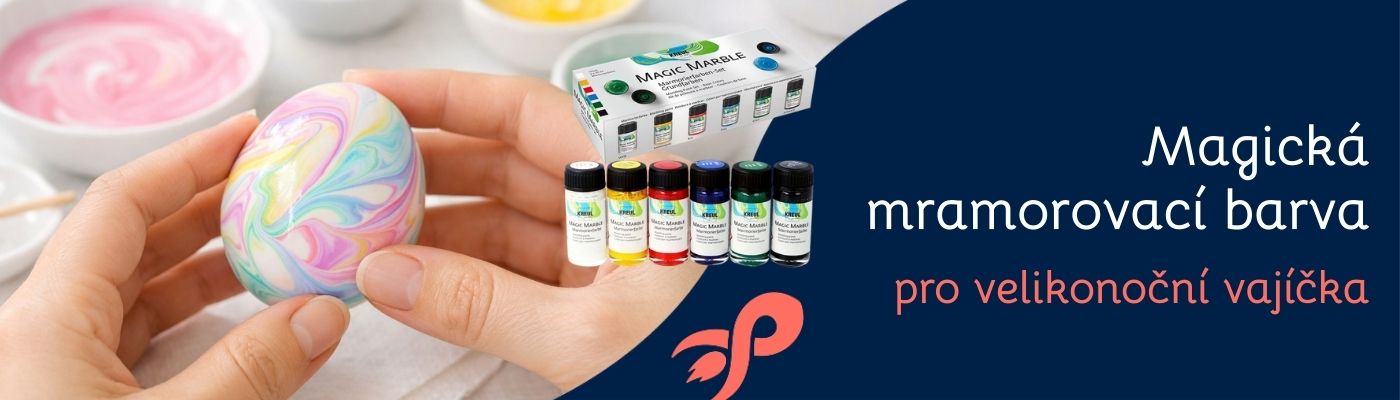 Mramorovací barva na vajíčka
