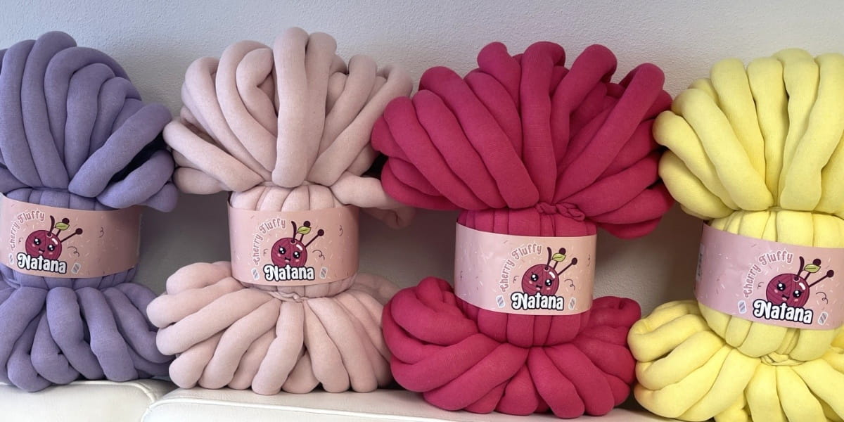 Natana Cherry Fluffy – XXL příze pro vaše nejměkčí projekty