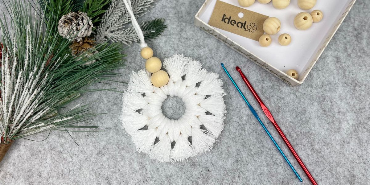 Kreativní Vánoce s macrame ozdobami