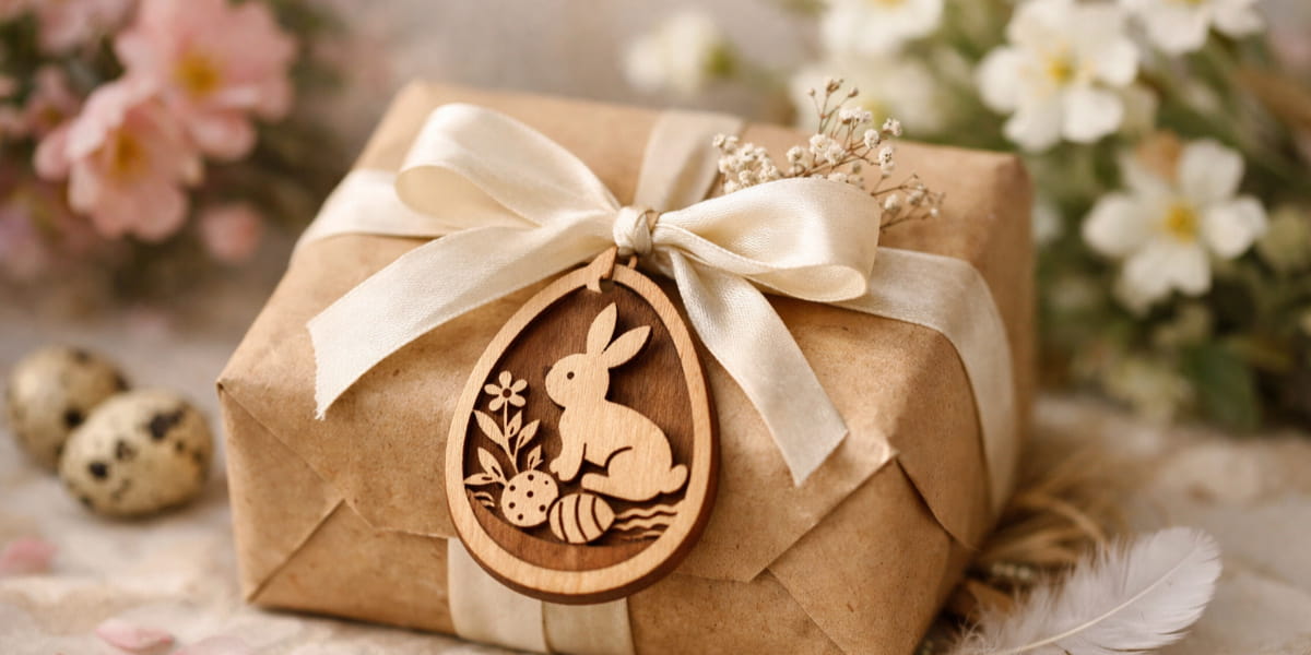 Handmade velikonoční dárek z přírodních materiálů