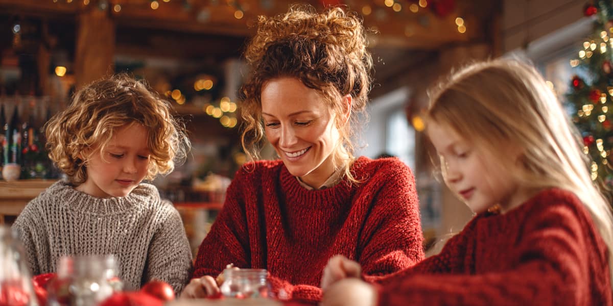 Vánoční tvoření s dětmi