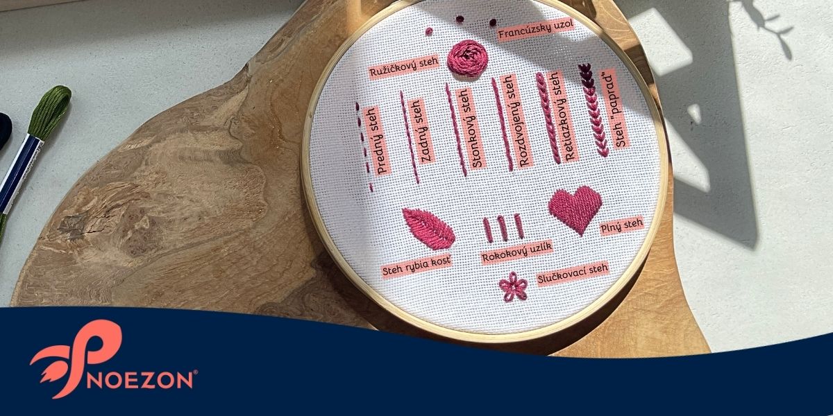 Vyšívání pro začátečníky – základní stehy a materiály