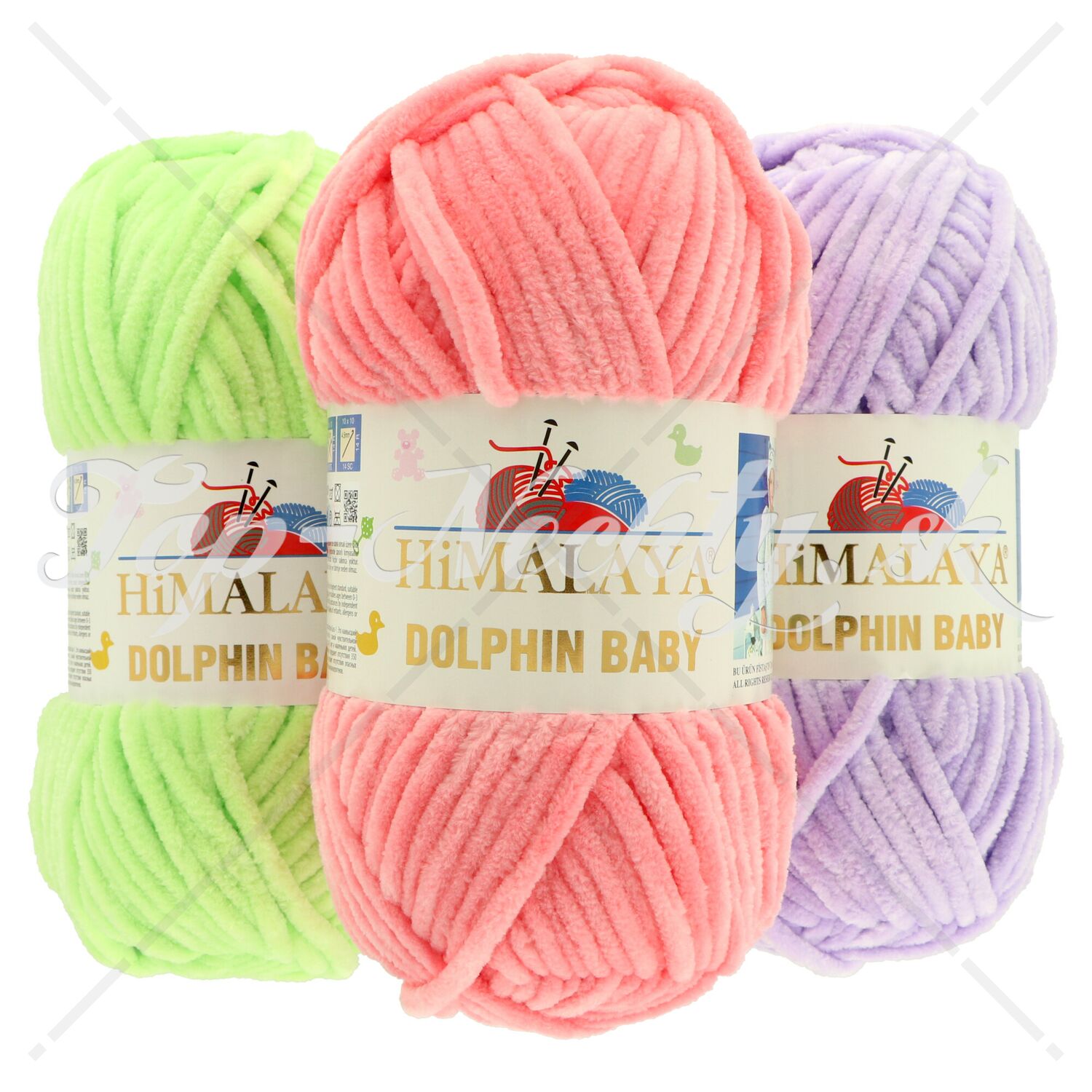 Himalaya Dolphin Tweed - 92003 - Lot De 5 Pelotes De 100 G De Laine À Tricoter - Laine Bébé
