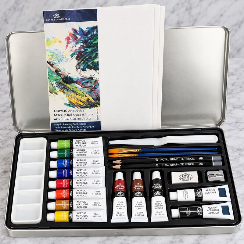 Akrylová malířska sada Royal & Langnickel Art Set 24 ks