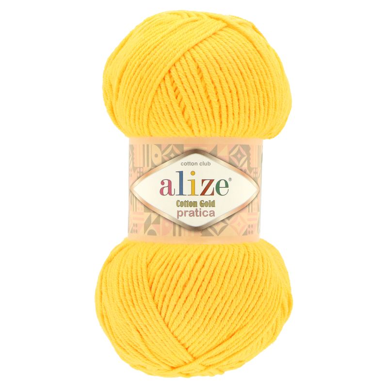 Alize Cotton Gold Pratica 216 žlutá