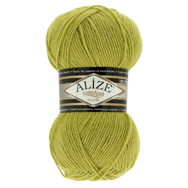Alize Superlana Klasik 11 zelenožlutá