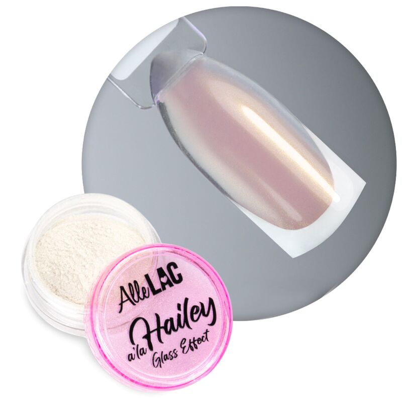 Aurora prášek A la Hailey se skleněným efektem AlleLac č. 1 zlatý