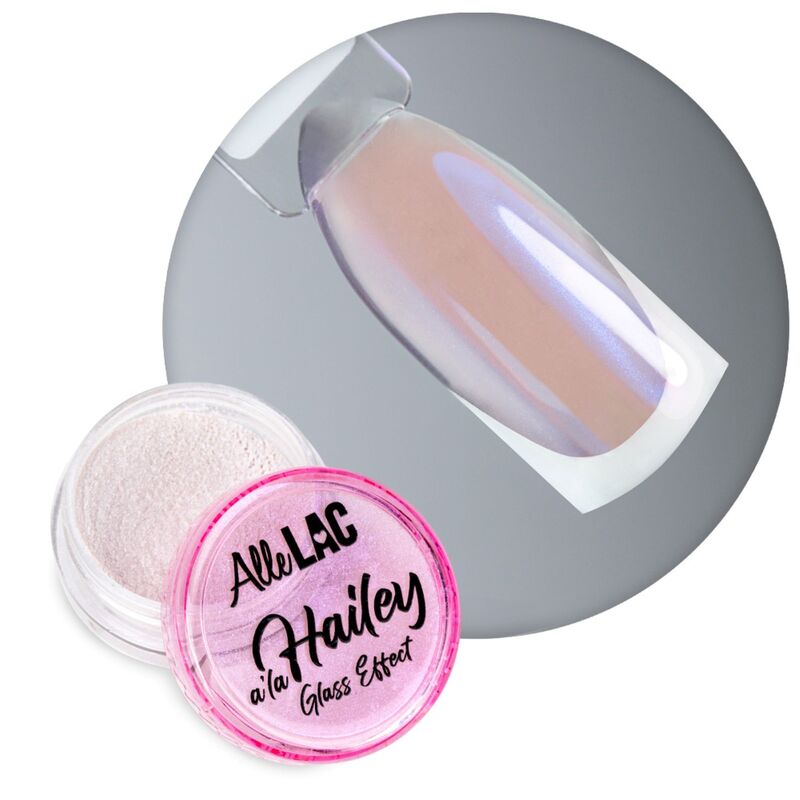 Aurora prášek A la Hailey se skleněným efektem AlleLac č. 5 modrý