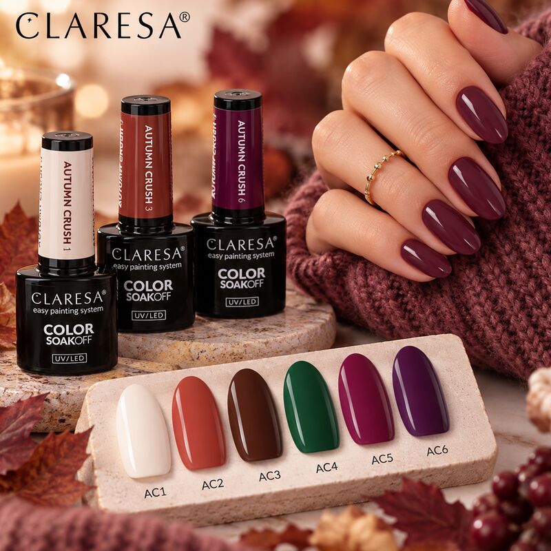 Claresa hybridní gel lak 5g Autumn Crush - různé