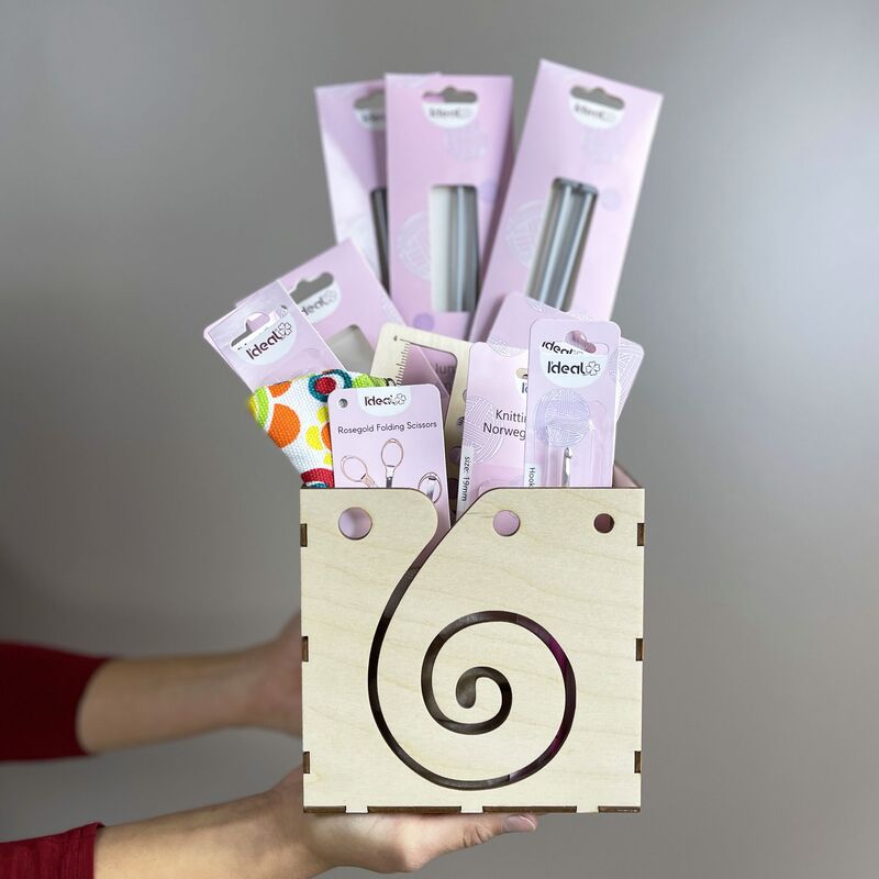 Dárkový set pomůcek na pletení a háčkování – 14 kusů