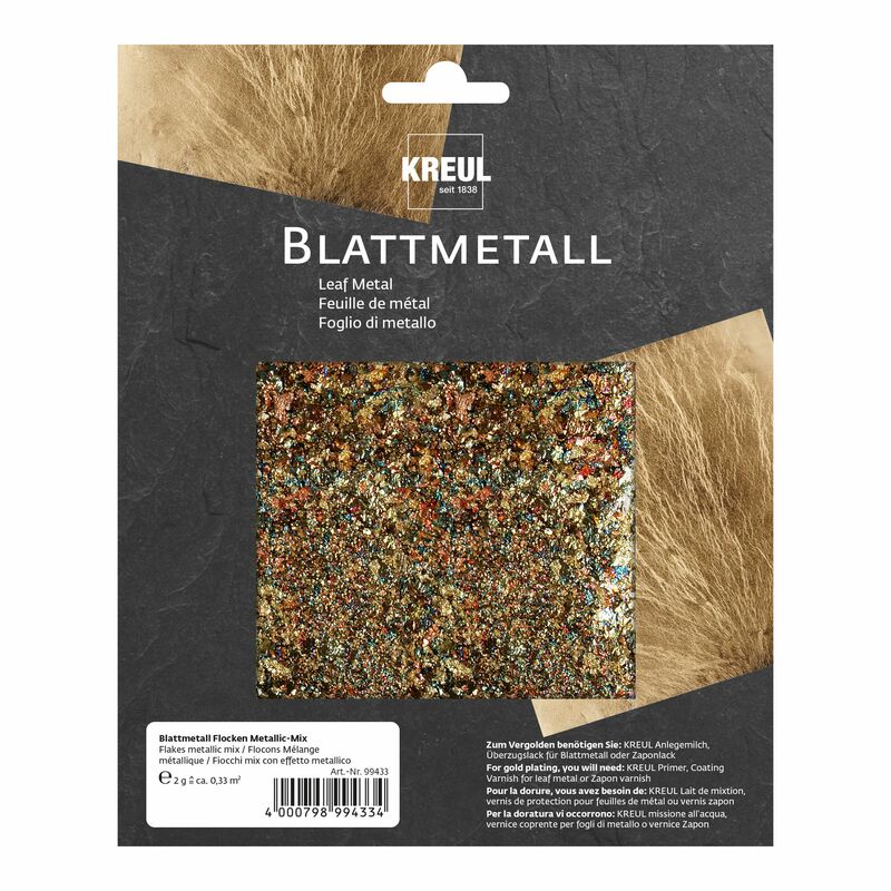 Dekorativní metalické vločky KREUL mix 2g