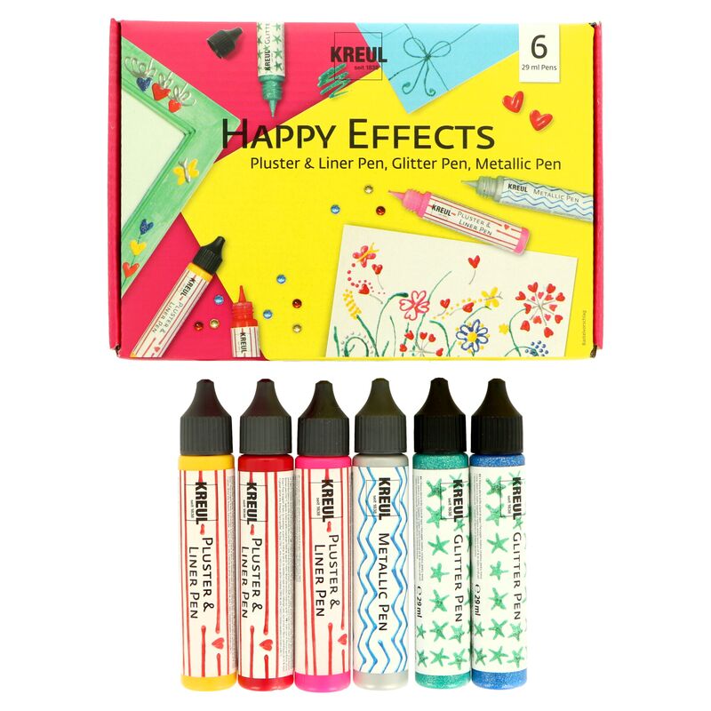 Kreul Happy Effects dekorativní pera 6ks