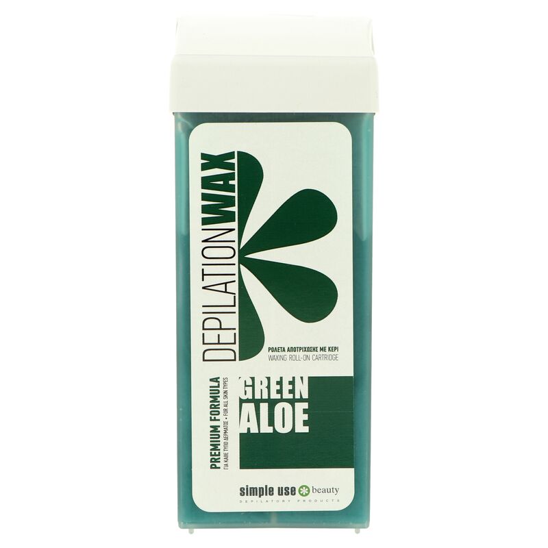 Depilační vosk Green Aloe Premium roll-on 100ml