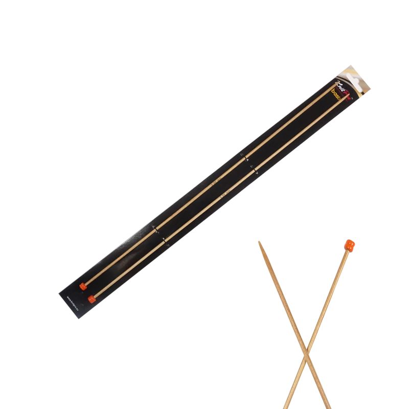 Dřevěné pletací jehlice Knitpro Basix Birch 40 cm 3,5 mm