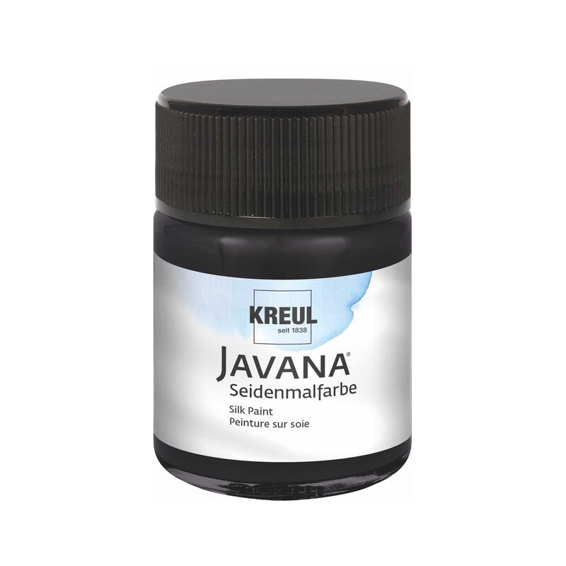 Javana barva na hedvábí 50 ml neprůhledná černá
