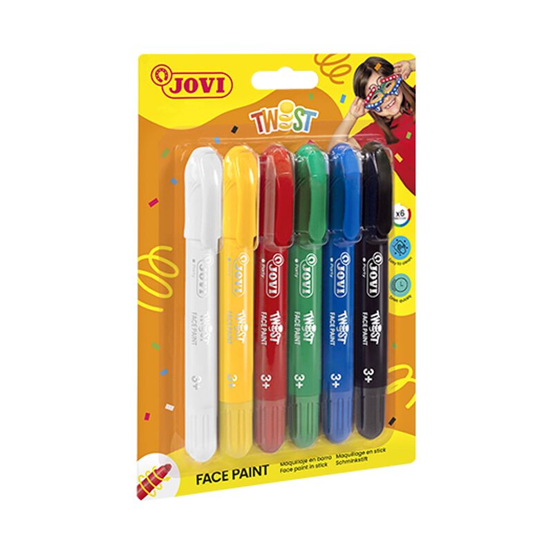 Barvy na obličej JOVI Twist 6ks