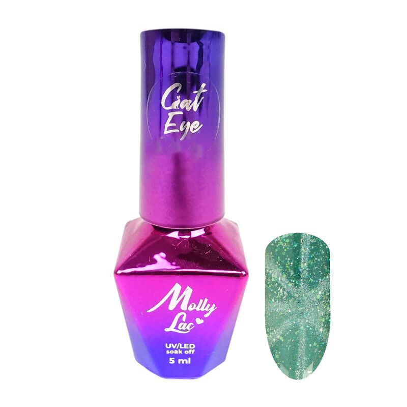 MollyLac Foxy eyes gel lak zelený 556 5ml