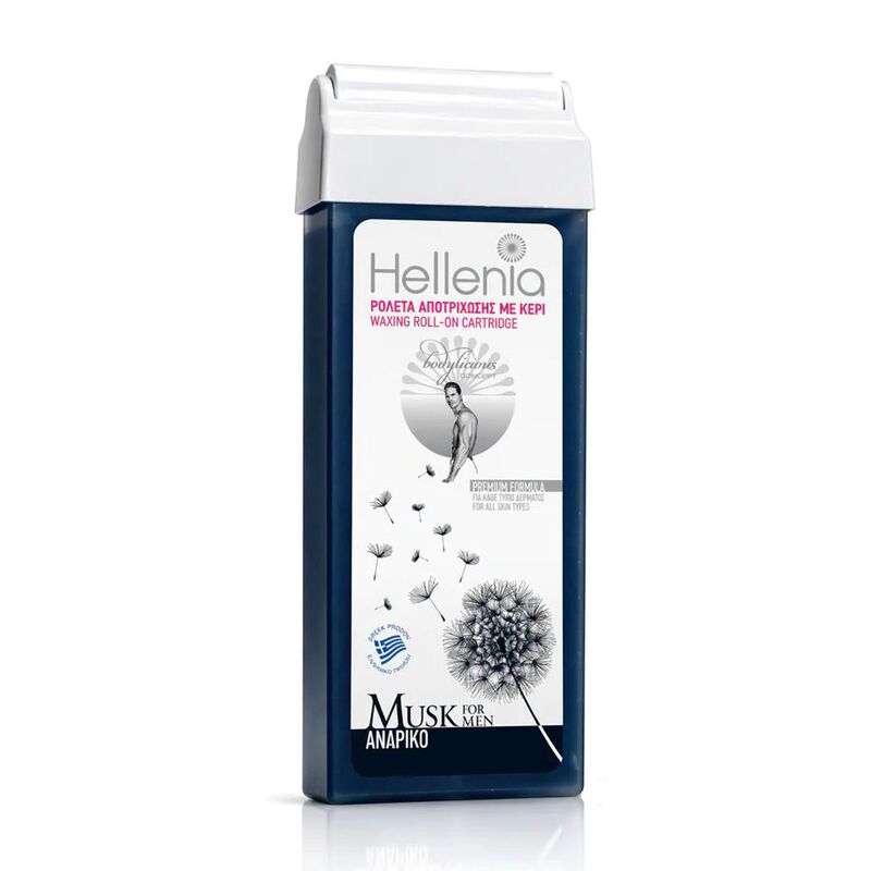 Depilační vosk Hellenia roll-on pro muže MUSK 100 ml