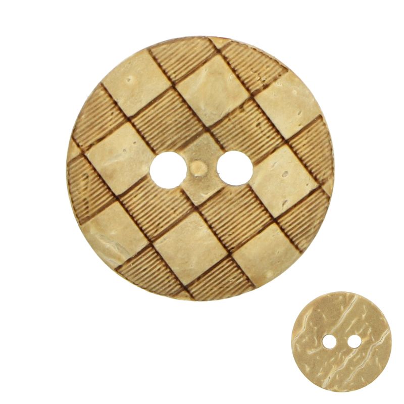 Ideal knoflík šachovnice 15 mm 10 kusů