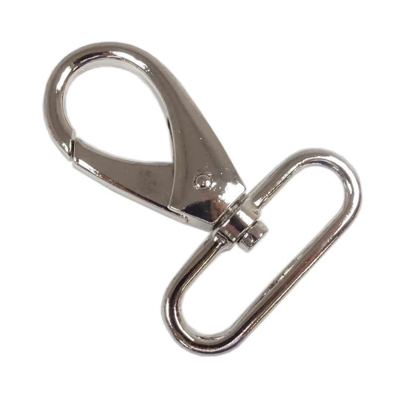 Ideal karabinka rybka stříbrná 38 mm