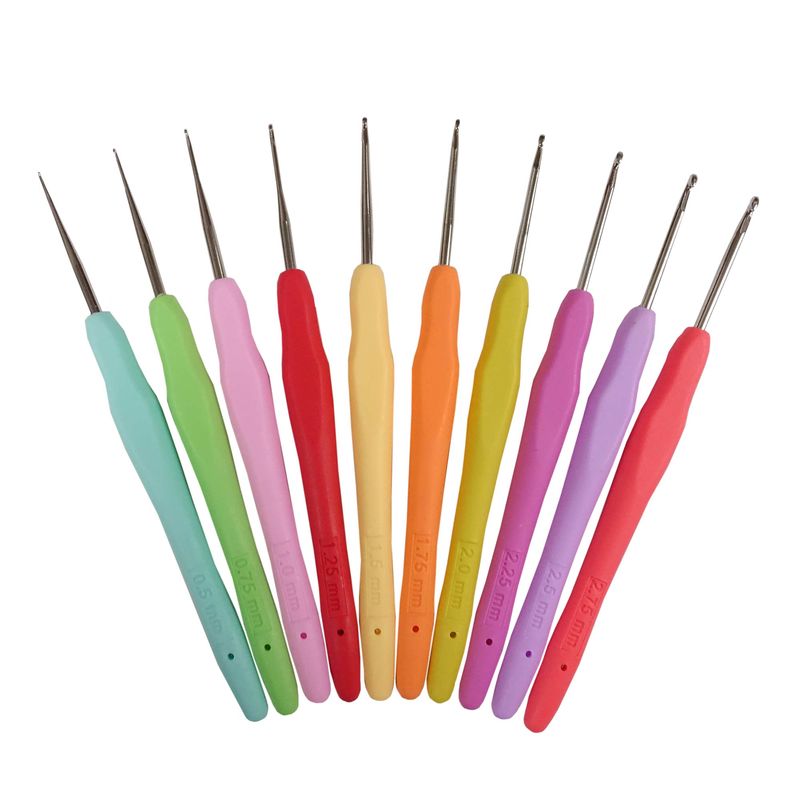 Ideal sada háčků na háčkování 10 kusů 13cm