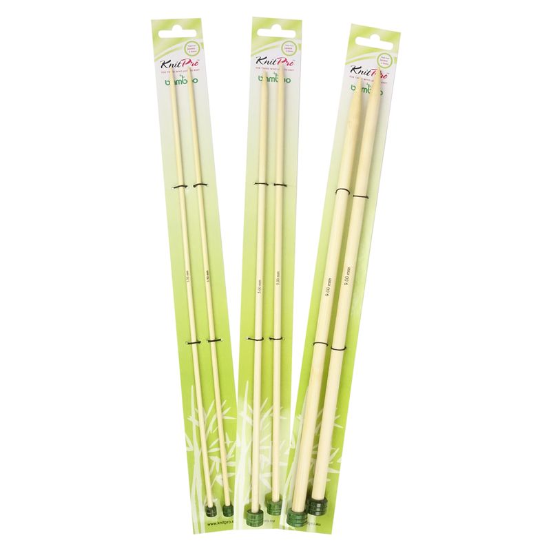 Rovné jehlice KnitPro Bamboo 33 cm