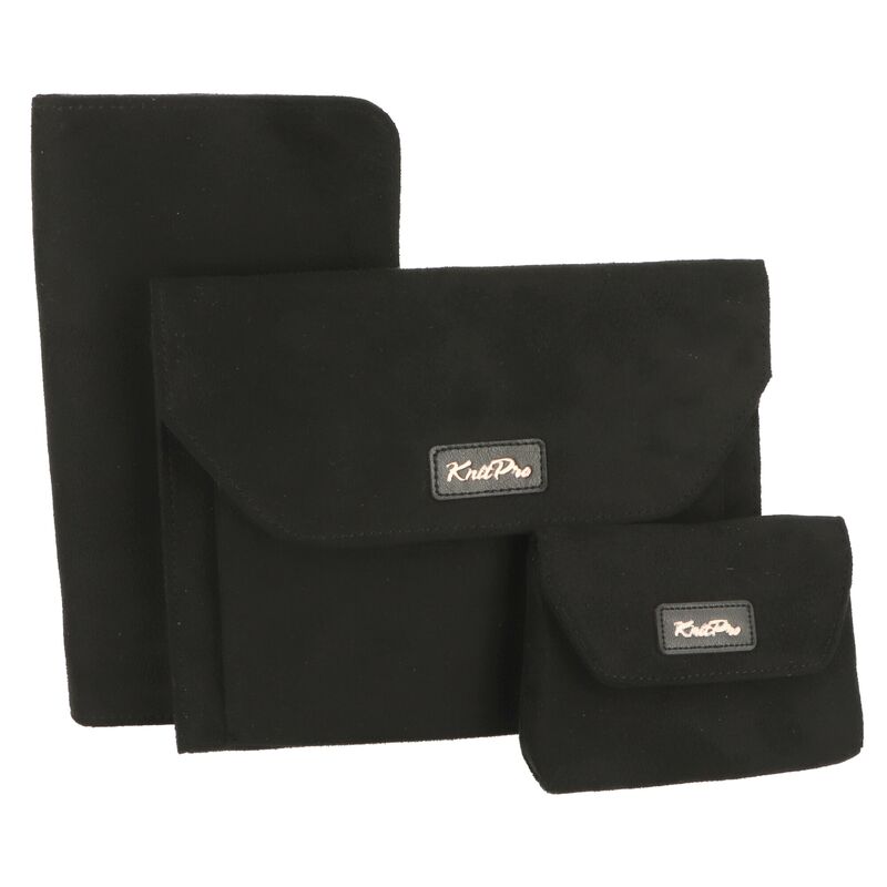 Pouzdro KnitPro Coal na pletací jehlice a příslušenství
