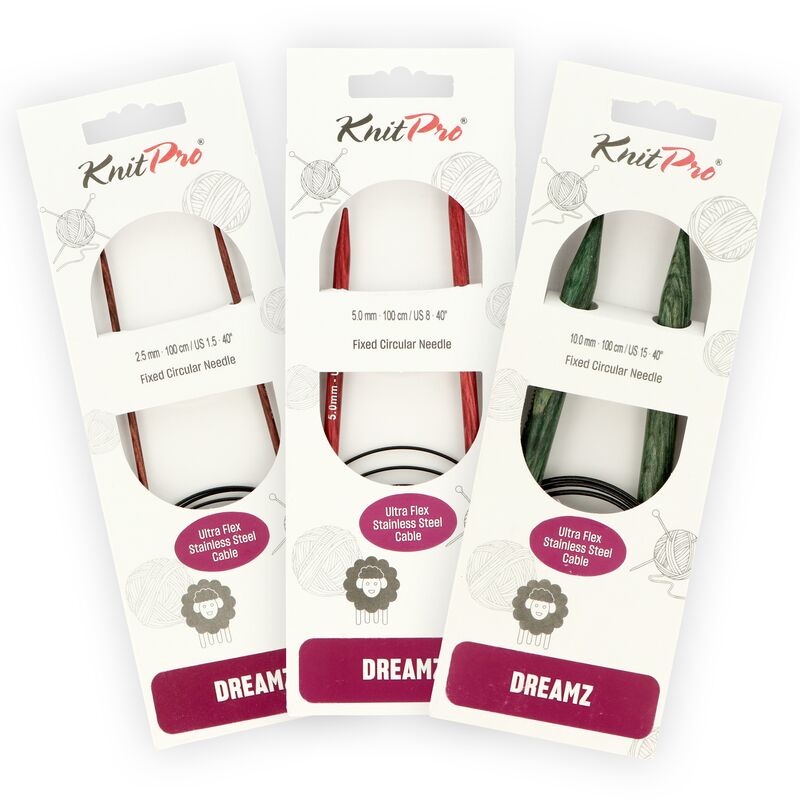 Kruhové pletací jehlice KnitPro Dreamz 100 cm