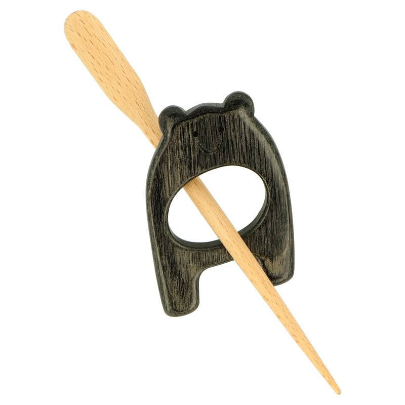 Spona na šátek KnitPro Lazy Bear