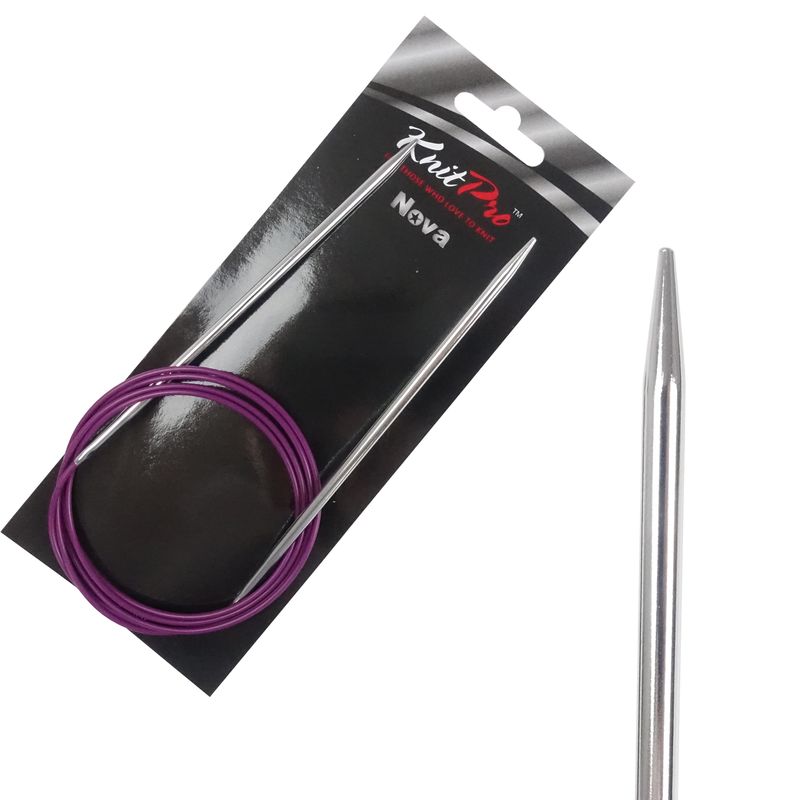 Kruhové kovové jehlice Nova Metal 120 cm 3,5 mm