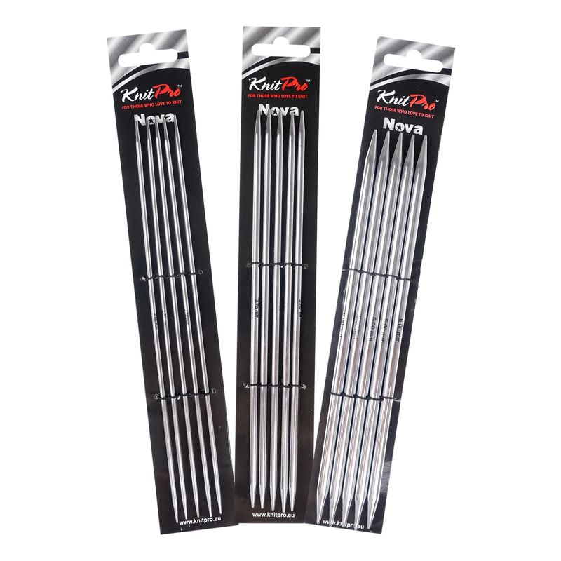 Ponožkové jehlice Knitpro Nova Metal 20 cm