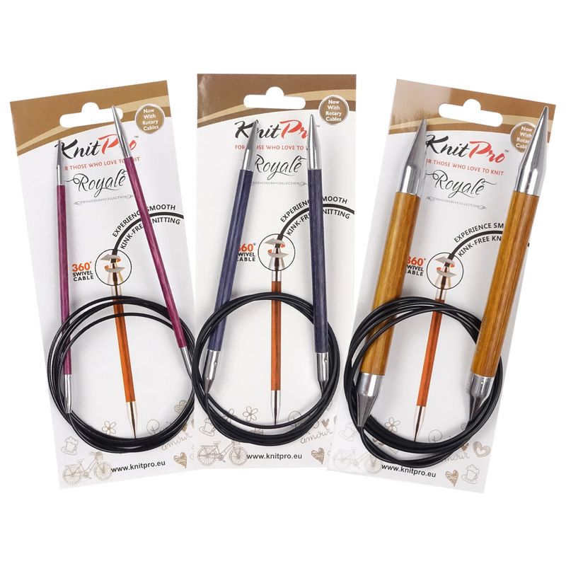 Kruhové jehlice KnitPro Royale 120 cm
