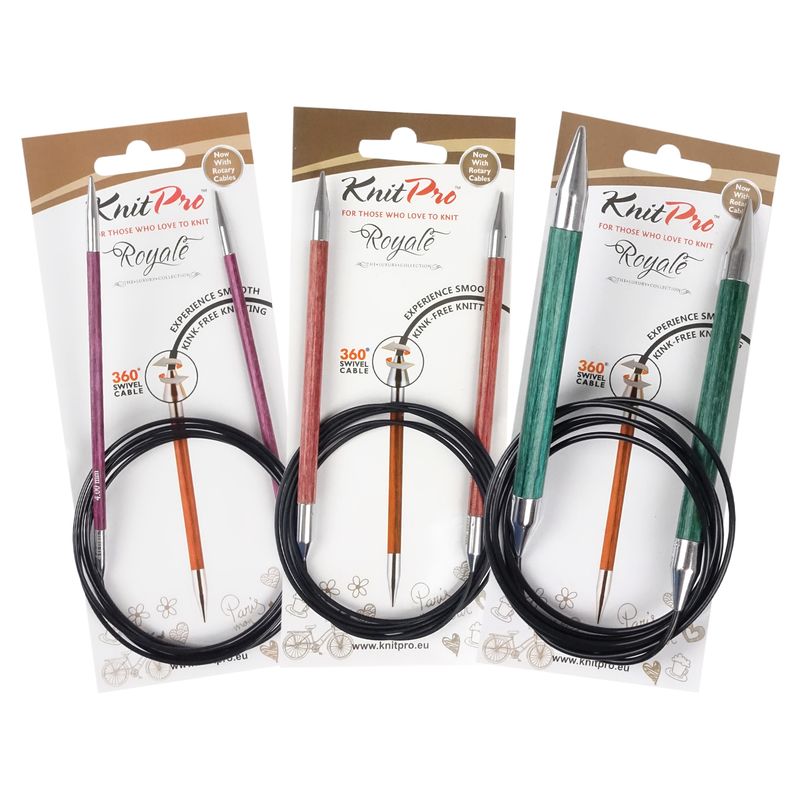 Kruhové jehlice KnitPro Royale 150 cm