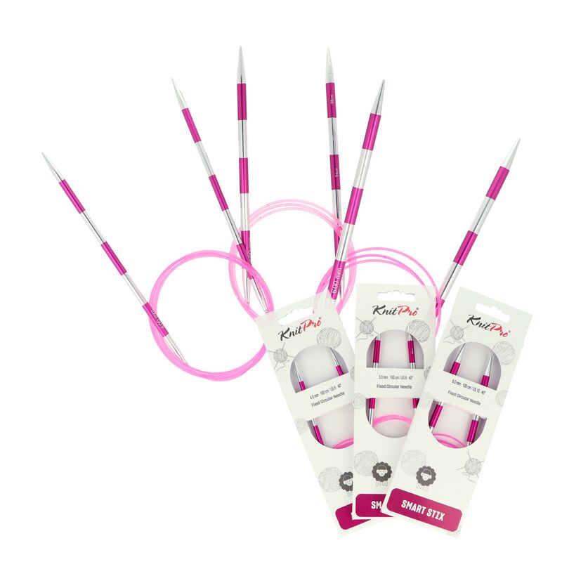 Hliníkové kruhové jehlice KnitPro SmartStix 100 cm