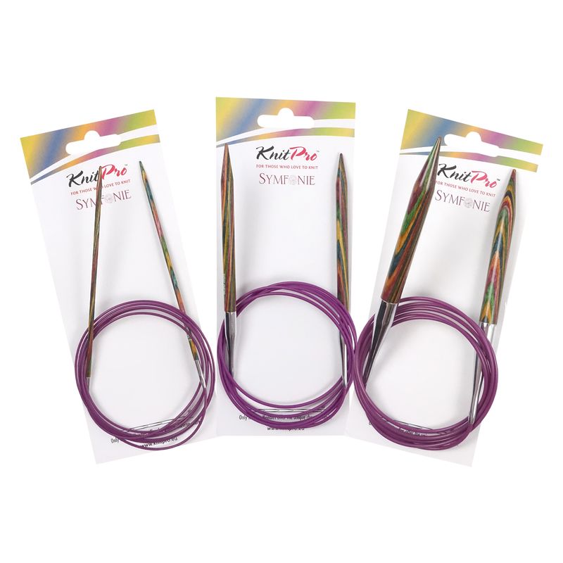 Pevné kruhové jehlice KnitPro Symfonie 150 cm
