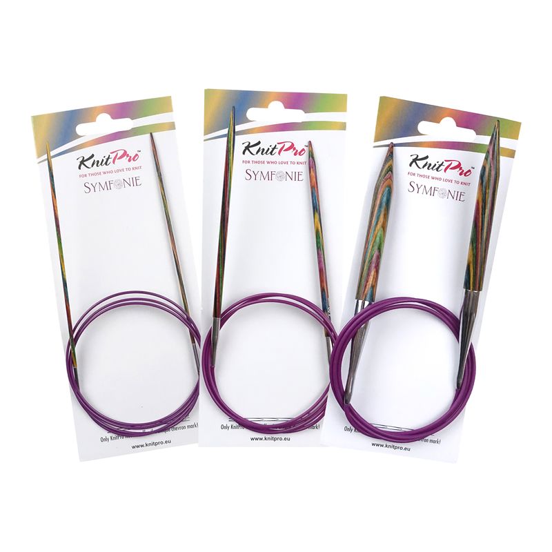 Dřevěné kruhové jehlice KnitPro Symfonie 100 cm