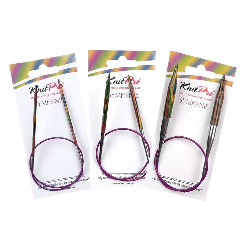 Dřevěné kruhové jehlice KnitPro Symfonie 40 cm