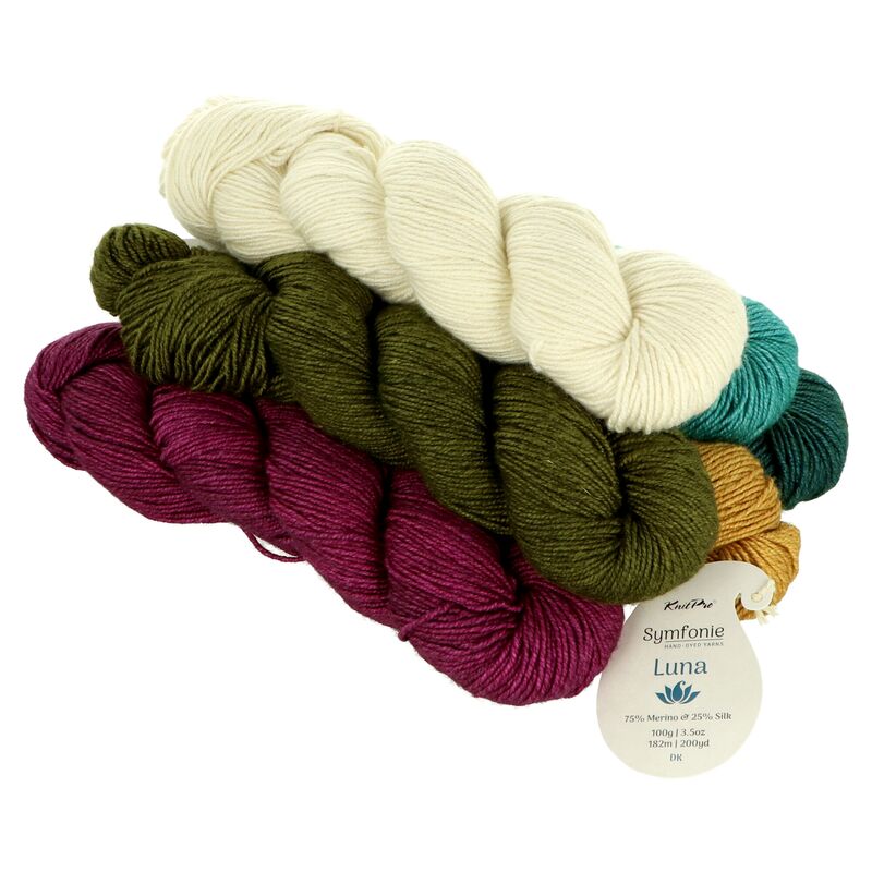 KnitPro Symfonie Yarns Luna - merino s hedvábím 100g 182m