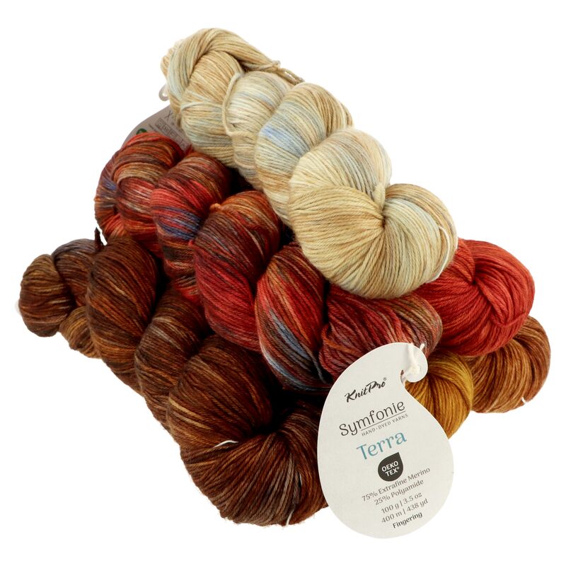 KnitPro Symfonie Yarns Terra – merino ponožková příze 100g 400m