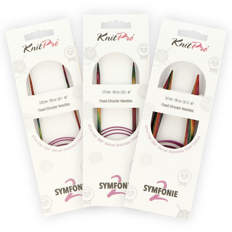 KnitPro Symfonie2 kruhové pletací jehlice 100 cm