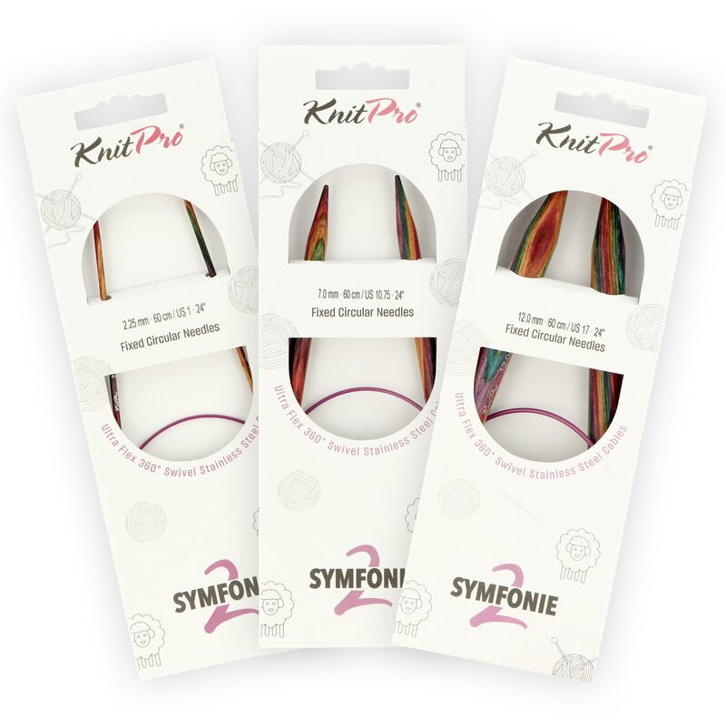 KnitPro Symfonie2 kruhové pletací jehlice 60 cm