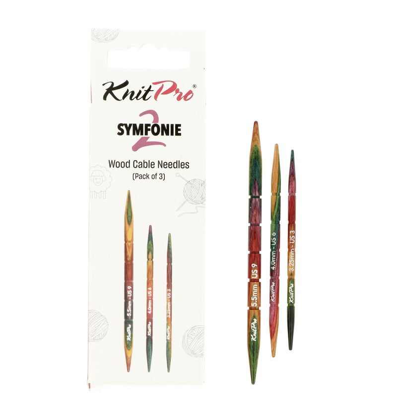 KnitPro Symfonie2 Pomocné jehlice 3 kusy