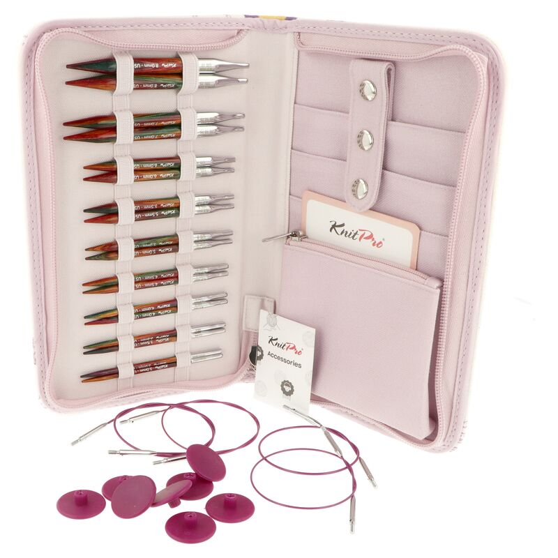 Sada vyměnitelných jehlic KnitPro Symfonie2 Special – Deluxe 10 cm