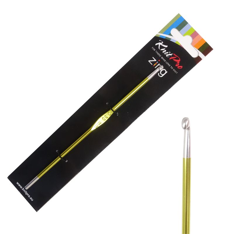 Kovový háček Zing KnitPro 3,5 mm
