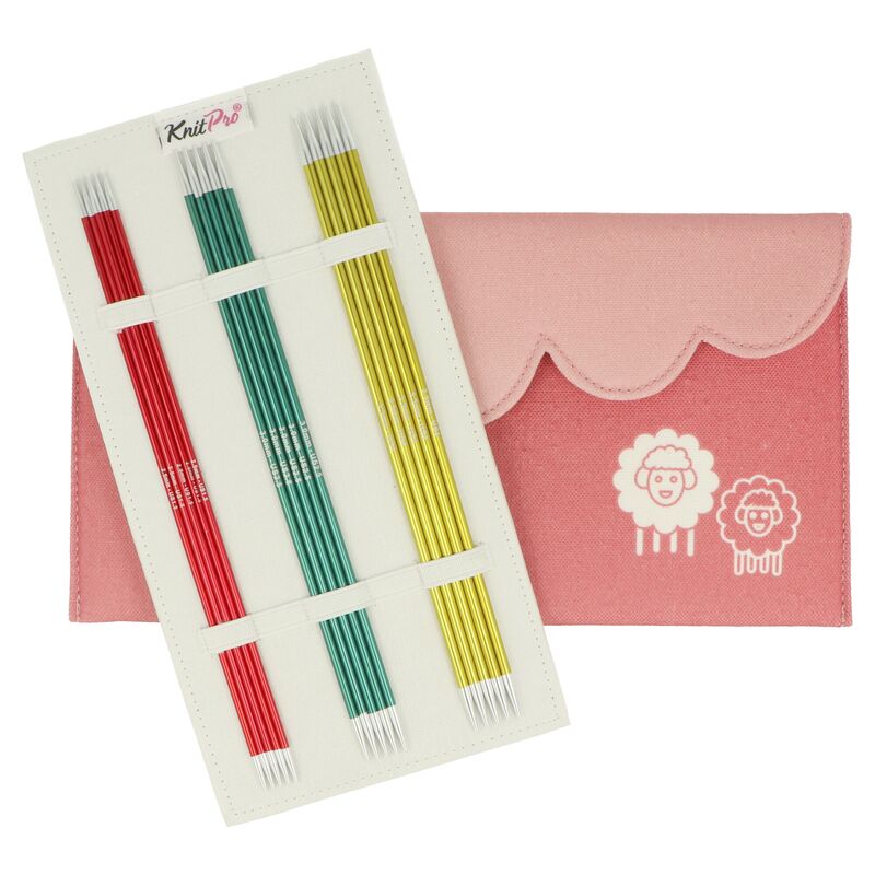 KnitPro Zing Sada oboustranných jehlic 20 cm