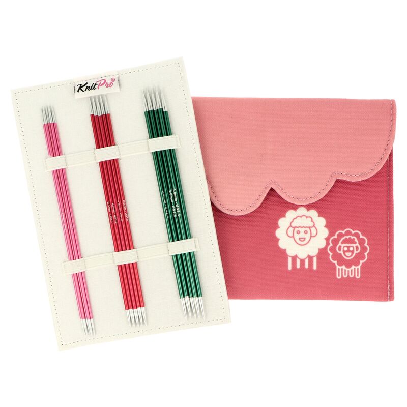 KnitPro Zing Sada ponožkových jehlic 15 cm