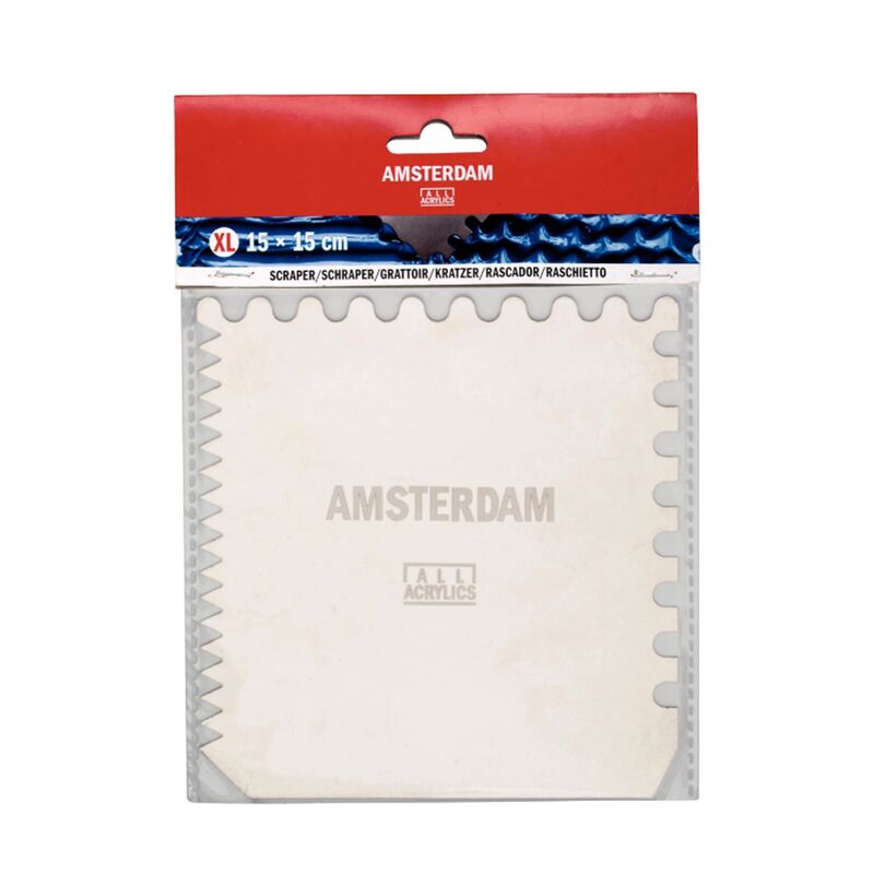 Kovová škrabka Amsterdam 15 x 15 cm