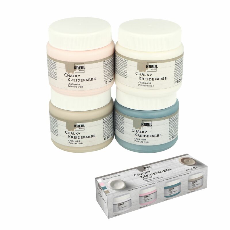 Křídové barvy KREUL basic 4 x 150ml
