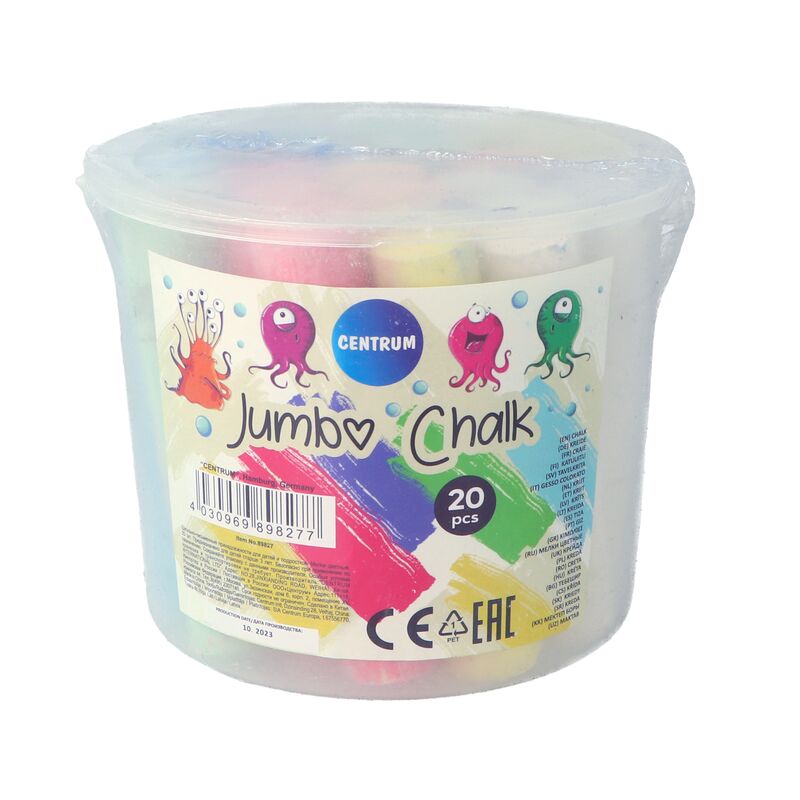 Křídy Jumbo na chodník 20ks