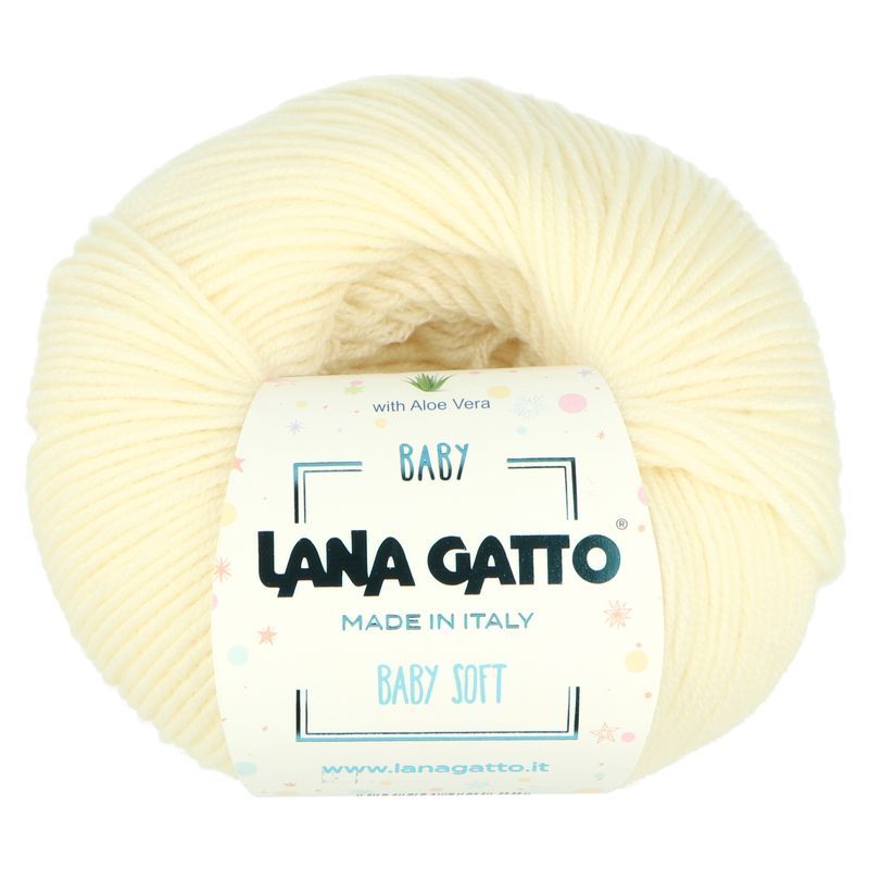 Gomitolo Lana Gatto Baby Soft Merino Extrafine e Aloe-Tonalità Rosa